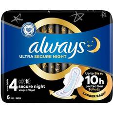 Always Intimhygiejne & Menstruationsbeskyttelse Always Ultra Secure Night Bind 6