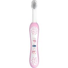 Chicco Tandbørster Chicco Toothbrush Pink 6m +