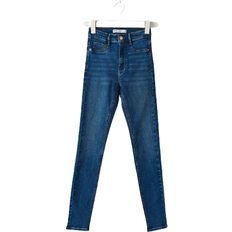 Gina Tricot Blå Bukser & Shorts Gina Tricot Molly High Waist Jeans - Classic Blue