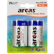 Arcas Battery Super Heavy Duty D/R20 2 pcs.
