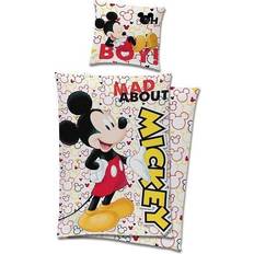 MCU Frost Børneværelse MCU Mickey Mouse Sengetøj 150 100 procent bomuld