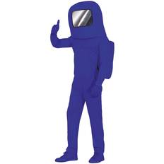 Teenagere - Uniformer & Profession Dragter & Tøj Fiestas Guirca Astronaut Teen Costume Blue