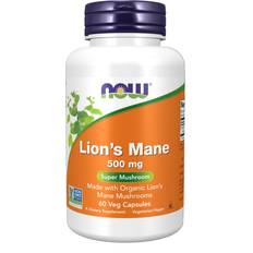 Now Foods Supplements, Lion's Mane mg, Super Lion's Mane 60 stk