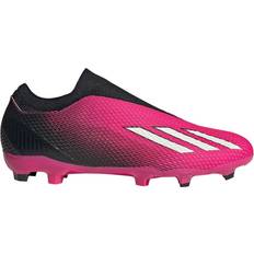 10 - 50 ⅔ - Dame Fodboldstøvler adidas X Speedportal.3 Laceless Firm Ground - Team Shock Pink 2/Zero Metalic/Core Black