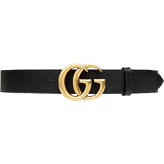 Gucci Skind Tøj Gucci Double G Buckle Belt - Black