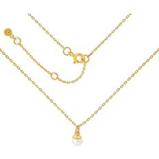 Hultquist S08257G Necklace - Gold/Pear