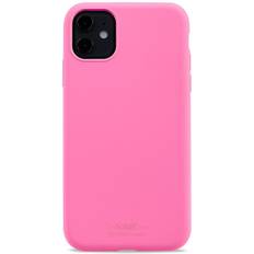 Pink Mobiltilbehør Holdit Silicone Case for iPhone 11/XR