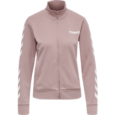 Dame - Høj krave - Pink Overdele Hummel Legacy Zip Jacket Women