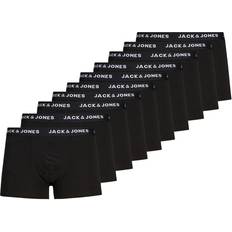 Jack & Jones Knapper Tøj Jack & Jones Solid Boxer 10-pack - Black