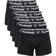 Hummel Bomuld - Sort Underbukser Hummel Nicko Boxer 6-pack - Black