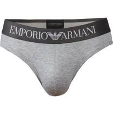 Emporio Armani Grå Tøj Emporio Armani Cotton Stretch Brief Grey