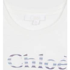 Chloé T-shirts Chloé Kids White Printed T-Shirt 117 Offwhite 14Y
