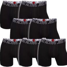 Elastan/Lycra/Spandex - Herre Undertøj JBS ProActive Bamboo Boxer Shorts 7-pack - Black