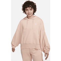 Nike Dame - L - Orange Sweatere Nike Women's Sportswear Collection Essentials Oversized Fleece Hoodie Arctic Orange/White
