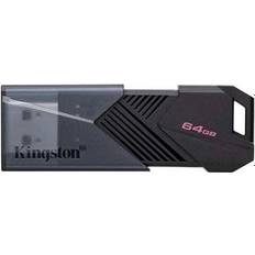 64 GB - USB 3.2 (Gen 1) - USB Type-A USB Stik Kingston DataTraveler Exodia Onyx 64GB USB 3.2 Gen 1