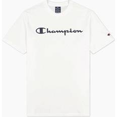 Champion Herre T-shirts & Toppe Champion Script Logo Crewneck T-shirt Herrer Kortærmet T-shirts