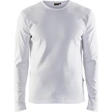 Blåkläder Herre Tøj Blåkläder 3500 Long Sleeve T-shirt - White