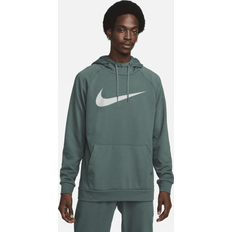 Nike Dri-FIT Pullover-træningshættetrøje til mænd grå