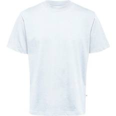 Selected Herre - M T-shirts & Toppe Selected Kortærmet T-shirt hvid
