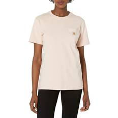 Carhartt Dame - Grå T-shirts Carhartt Women's Short-Sleeve Pocket T-Shirt