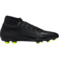 50 - Dame - Syntetisk Fodboldstøvler Nike Mercurial Superfly 9 Club MG - Black/Summit White/Volt/Dark Smoke Grey