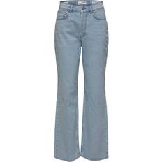 Selected Dame Jeans Selected High Waist Wide Fit Jeans - Blue