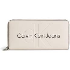 Calvin Klein Logo Zip Around Wallet PINK