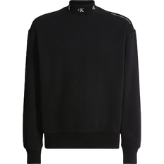 Calvin Klein Polyester Sweatere Calvin Klein Relaxed Logo Collar Sweatshirt