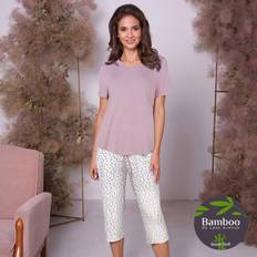 Elastan/Lycra/Spandex - Pink Pyjamasser Lady Avenue Pyjamas Bamboo