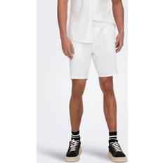 Only & Sons 48 - Dame Tøj Only & Sons Loose Fit Shorts - White / Bright White