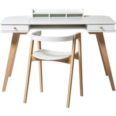 Oliver Furniture Wood skrivebord 72,6 armstol Køkkenstol