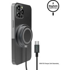 Naztech Alloy Magnetic 15W Wireless Fast Charger Black (15438-HYP)