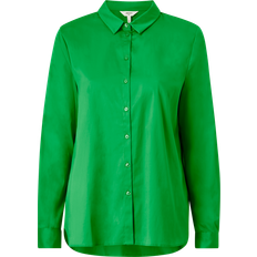 Object Bomuld Overdele Object Collector's Item Loose Fit Shirt - Fern Green