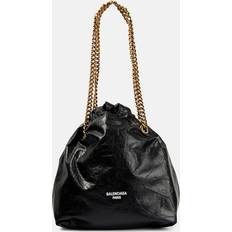 Balenciaga Tote Bag & Shopper tasker Balenciaga Crush Small Tote Bag Black/Gold