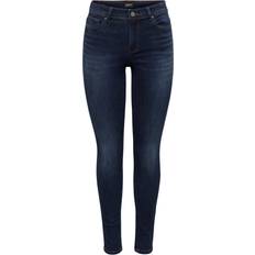 Viskose Jeans Only Wauw Mørkeblå skinny-jeans Mørkeblå