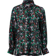 InWear Dame - Grøn Skjorter InWear SeciaIW Shirt, Green Multicolour Flower