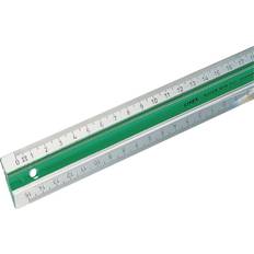 Grøn Skrivebordstilbehør Deli Linex superlineal 20cm S20mm Grøn 10 stk