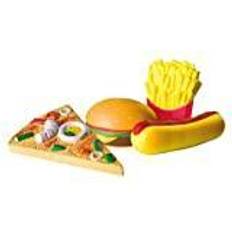 Roba Hunde Legetøj Roba Squishies 4er-Set „Fast Food“ Pizza, Hot Dog, Pommes, Burger