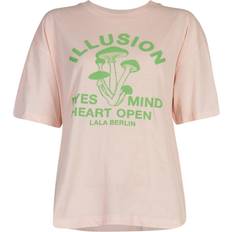 Lala Berlin Pink Tøj Lala Berlin Celia Illusion T-shirt Sea Shell
