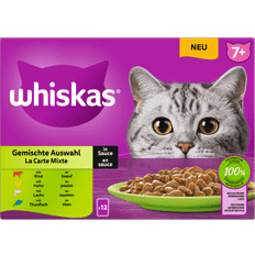 Whiskas Katte - Vådfoder Kæledyr Whiskas Senior portionsposer 7+ Blandet Udvalg