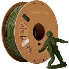 PLA Filamenter Polymaker PolyTerra PLA 1.75mm 1000g - Military Dark Green