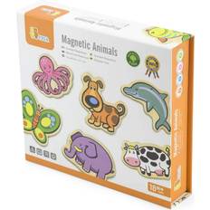 Viga Kreativitet & Hobby Viga Wooden Magnets Animals 20pcs