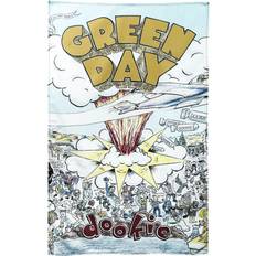 Green Day Dookie Flagge schwarz/grau/weiß Poster