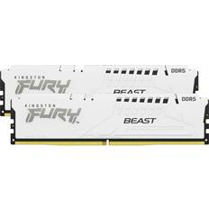 32 GB - 5600 MHz - DDR5 RAM Kingston Fury Beast White DDR5 5600MHz 2x16GB ECC for AMD EXPO (KF556C36BWEK2-32)