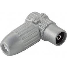 Renkforce pcs 0410326 Angled coaxial coupling, cast