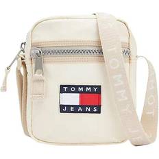 Hvid - Nylon Håndtasker Tommy Jeans Cremehvid crossbody-taske med flaglogo i reporter-stil Trippelhvid One Size