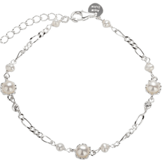 Aqua Dulce Mila Bracelet - Silver/Pearl