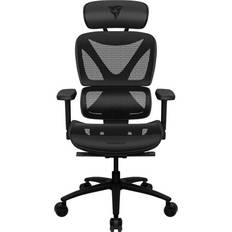 PU læder/PVC læder Gamer stole ThunderX3 XTC Mesh Gaming Chair - Black