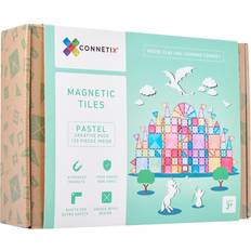 CONNETIX Byggelegetøj CONNETIX Magnetic Tiles Pastel