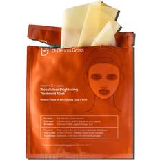 Dr Dennis Gross Ansigtsmasker Dr Dennis Gross Skincare Vitamin C and Lactic Biocellulose Brightening Treatment Mask 10ml